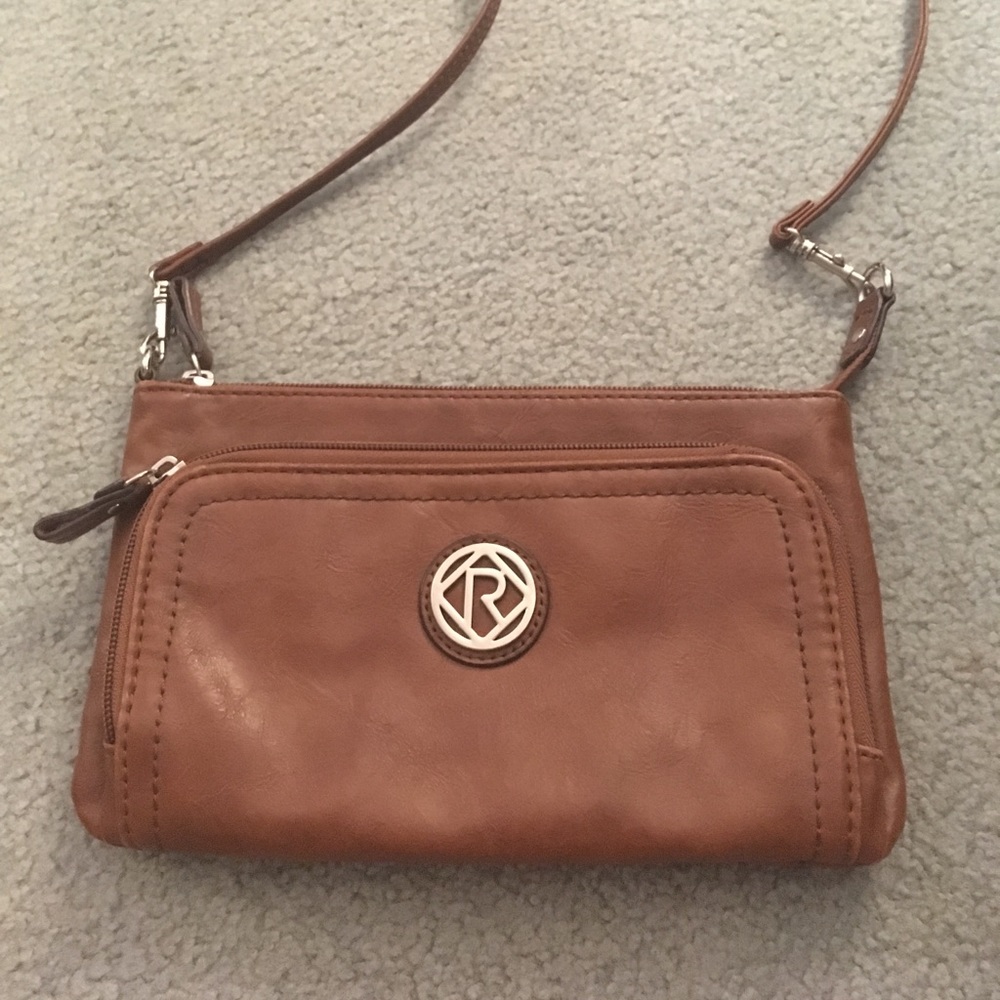 Leather crossbody purse